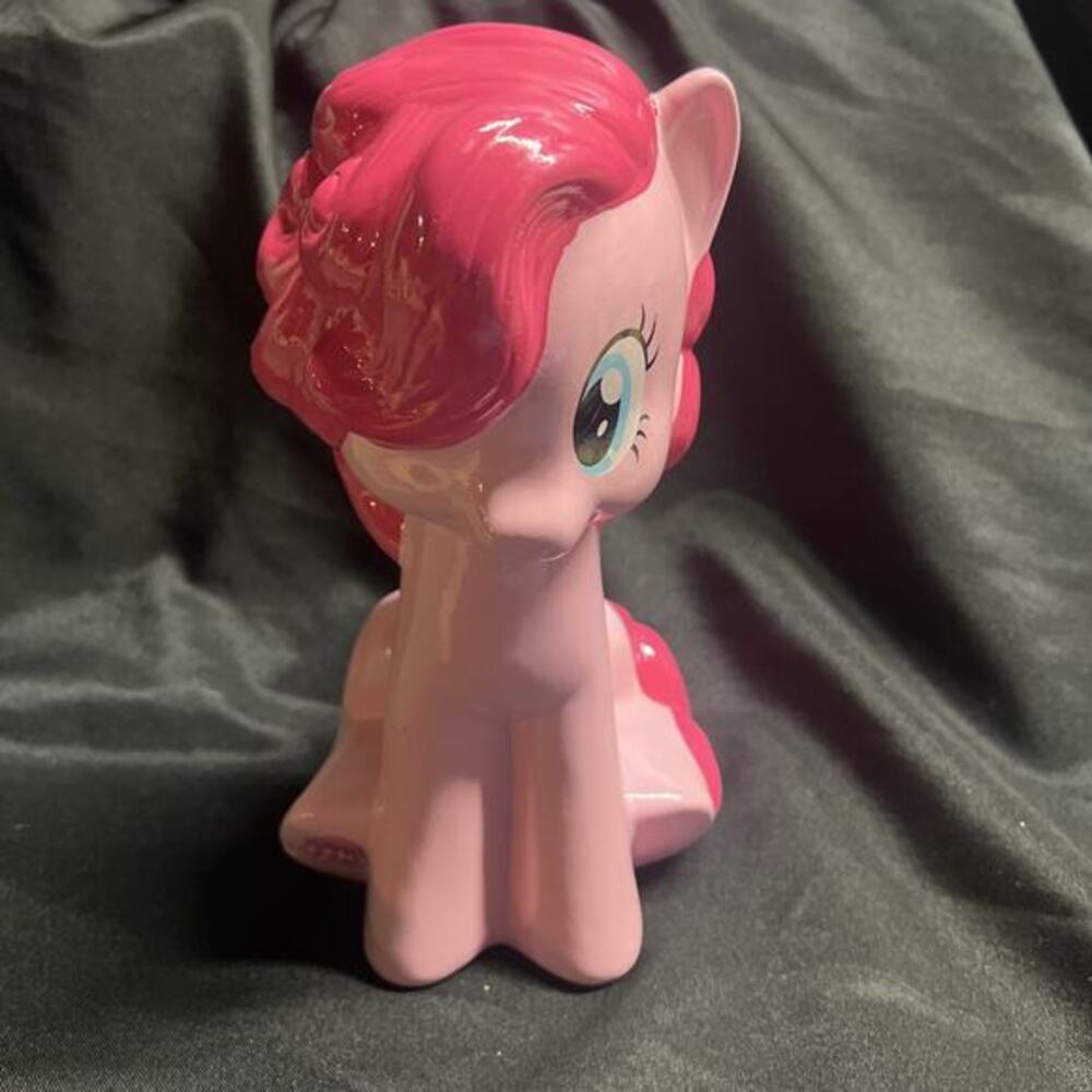 2014 Hasbro FAB My Little Pony PINKIE PIE Ceramic‎ Piggy Coin Bank 9.5" Figurine